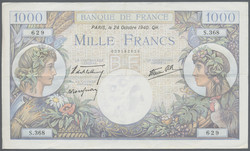110.110: Banknotes - France