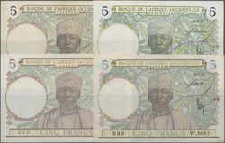 110.550.117: Banknotes – Africa - French West Africa