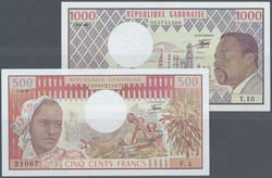 110.550.120: Banknoten - Afrika - Gabun