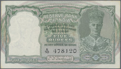 110.570.130: Banknoten - Asien - Indien
