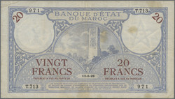 110.550.250: Banknoten - Afrika - Marokko