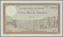 110.550.250: Banknoten - Afrika - Marokko