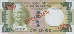 110.550.350: Banknotes – Africa - Sierra Leone