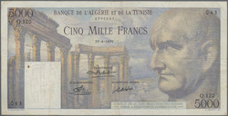 110.550.450: Banknoten - Afrika - Tunesien