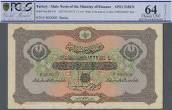 110.570.465: Banknoten - Asien - Türkei