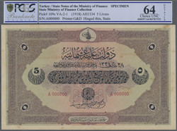 110.570.465: Banknoten - Asien - Türkei