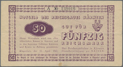 110.370: Banknoten - Österreich / Römisch Deutsches Reich