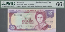 110.560.40: Banknoten - Amerika - Bermuda