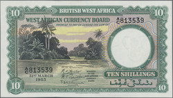 110.550.85: Banknoten - Afrika - Britisch Westafrika