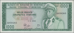 110.550.90: Banknoten - Afrika - Burundi