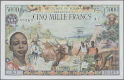 110.550.440: Banknotes – Africa - Chad