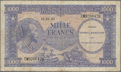110.550.190: Banknotes – Africa - Congo Republic