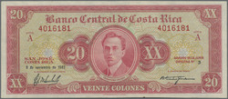 110.560.80: Banknoten - Amerika - Costa Rica