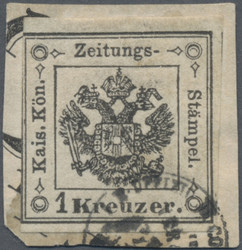 4775: Österreich Lombardei Venetetien Zeitungsstempelmarken