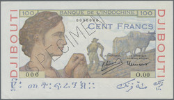 110.550.100: Banknoten - Afrika - Dschibuti