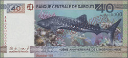 110.550.100: Banknoten - Afrika - Dschibuti
