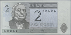 110.90: Banknoten - Estland