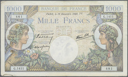 110.110: Banknoten - Frankreich
