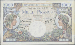 110.110: Banknoten - Frankreich