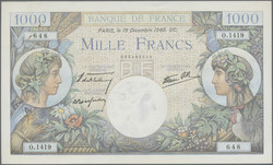 110.110: Banknotes - France