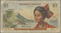 110.560.116: Banknotes – America - French Antilles (Guyana, Guadeloupe, Martinique)