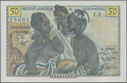 110.550.117: Banknoten - Afrika - Französisch Westafrika