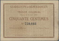 110.560.125: Banknoten - Amerika - Guadeloupe