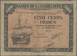 110.560.125: Banknoten - Amerika - Guadeloupe