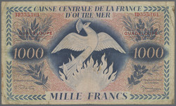 110.560.125: Banknoten - Amerika - Guadeloupe