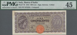 110.200: Banknoten - Italien