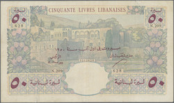 110.570.280: Banknoten - Asien - Libanon