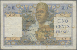 110.550.220: Banknoten - Afrika - Madagaskar