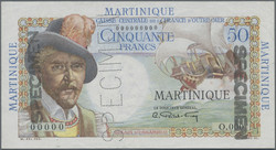 110.560.196: Banknoten - Amerika - Martinique