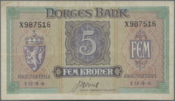 110.360: Banknoten - Norwegen
