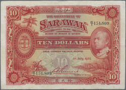 110.570.376: Banknoten - Asien - Sarawak