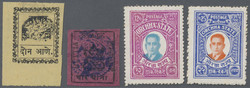7462: Sammlungen und Posten Indien Feudalstaaten