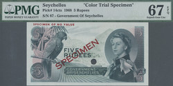 110.550.345: Banknoten - Afrika - Seychelles