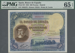 110.470: Banknoten - Spanien