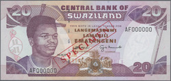110.550.410: Banknotes – Africa - Swaziland