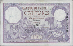 110.550.450: Banknoten - Afrika - Tunesien