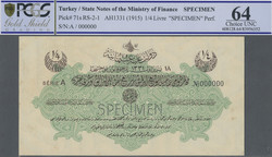 110.570.465: Banknoten - Asien - Türkei