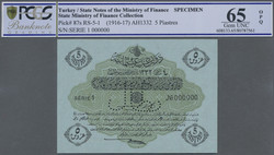 110.570.465: Banknoten - Asien - Türkei