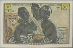 110.550.470: Banknoten - Afrika - Westafrikanische Staaten