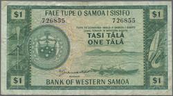 110.580.180: Banknoten - Ozeanien - West Samoa