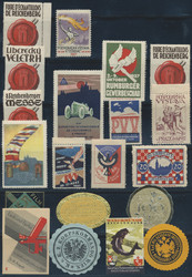 7740: Collections and Lots Poster Stamps, Vignettes - Vignettes