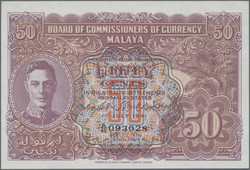 110.570.294: Banknoten - Asien - Malaya
