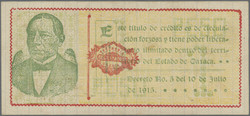 110.560.200: Banknotes – America - Mexico
