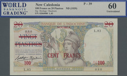 110.580.60: Banknoten - Ozeanien - Neukaledonien