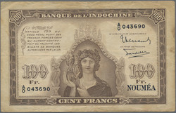 110.580.60: Banknoten - Ozeanien - Neukaledonien
