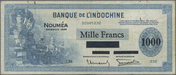 110.580.60: Banknoten - Ozeanien - Neukaledonien